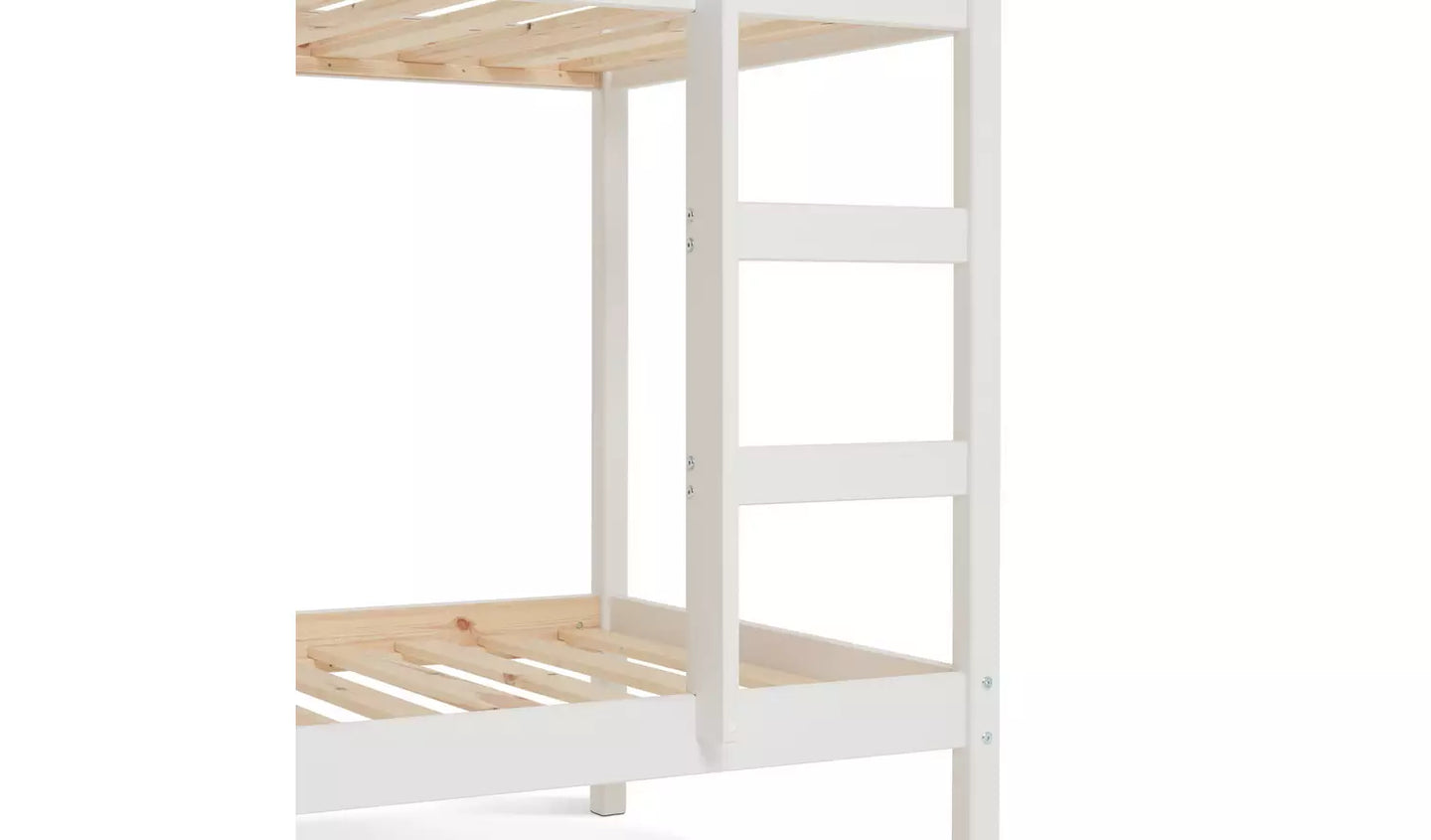 Habitat Ronnie Bunk Bed Frame - White - with MATTRESS
